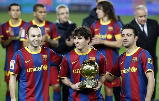 messi xavi