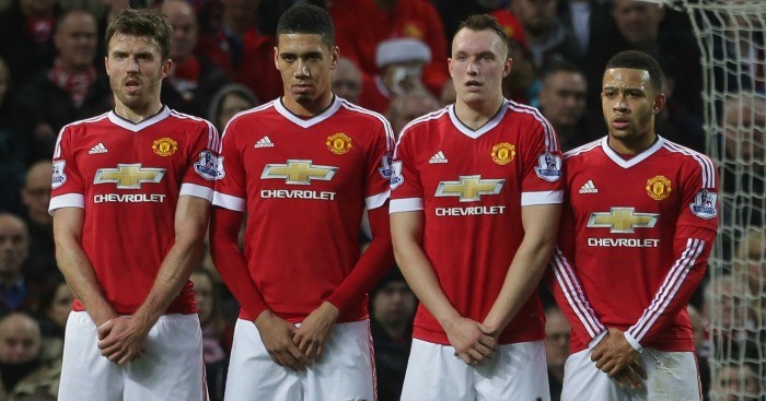 Michael-Carrick-Chris-Smalling-Phil-Jones-Memphis-Depay