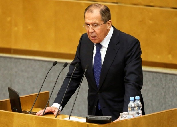 Ngoại trưởng Nga, ông Sergei Lavrov. Ảnh: Internet.