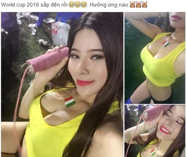 Dĩ nhiên, vì sự nhầm lẫn World Cup thành EURO, Thỏ Ngọc Phạm đã bị \'ném đá\' dữ dội. Ảnh: Internet.