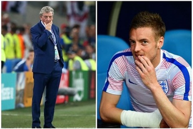 Trong khi Vardy lại chẳng được HLV Hodgson sử dụng.