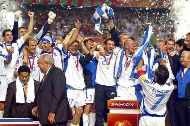 Hy Lạp từng gây bất ngờ năm 2004. Ảnh: Internet.