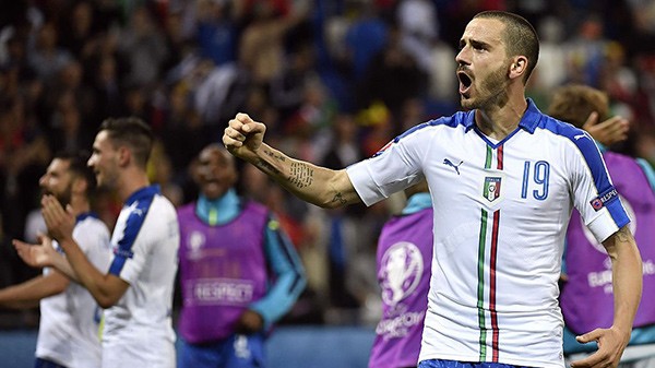 Không ghi bàn, nhưng Bonucci là bệ phóng đưa Italia đến chiến thắng. Ảnh: Internet.