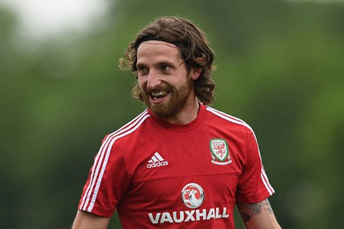 5. Tiền vệ Joe Allen (ĐT xứ Wales). Ảnh: Internet.