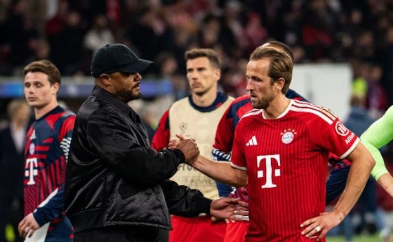 Bàn thắng của Kane trong hiệp 2 là không đủ với Bayern.