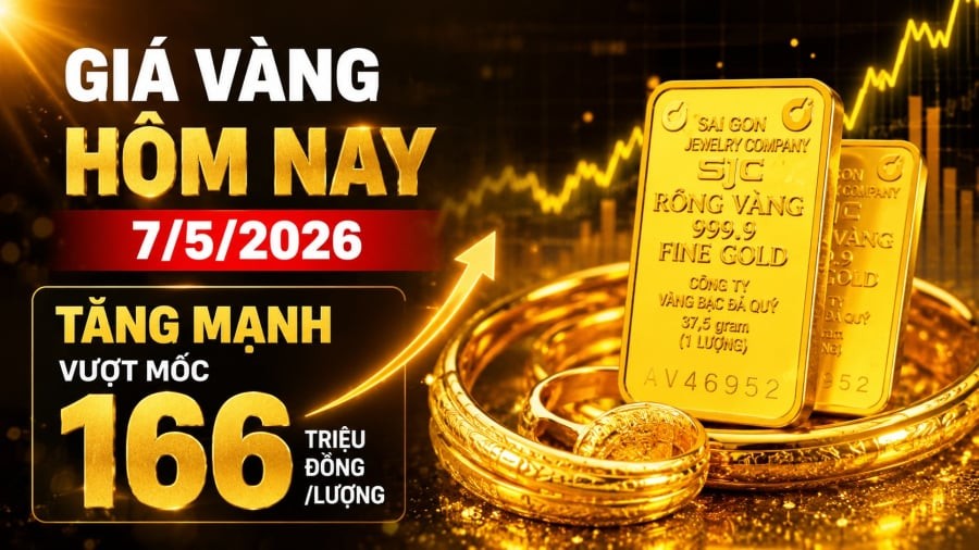 Giá vàng hôm nay 7/5