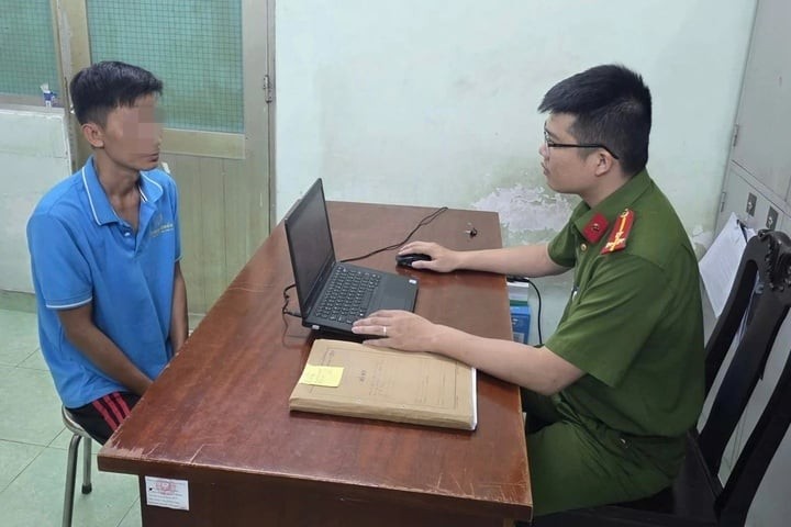Qua xác minh, công an xác định người đàn ông trong clip là Bùi Trung Quốc. 