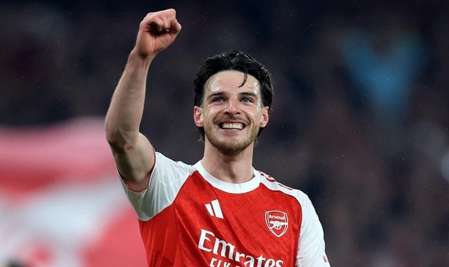 Rice đang giúp Arsenal hướng tới giấc mơ Ngoại hạng Anh và Champions League.