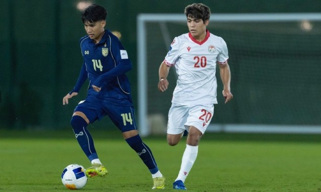 U17 Thái Lan gây thất vọng ở trận ra quân U17 châu Á 2026. Ảnh: AFC.