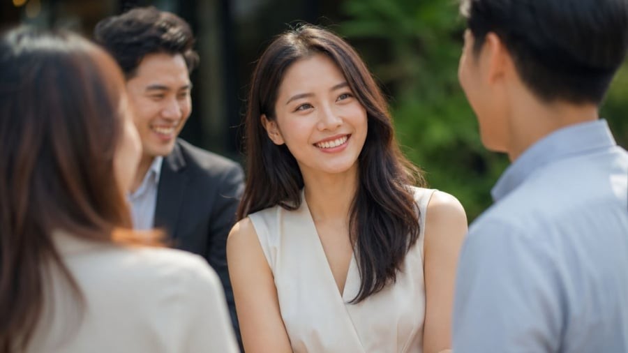 Nụ cười có thể thu hút người đối diện