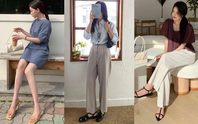 Sandals quai mảnh là kiểu giày gần như không thể thiếu trong mùa nóng nhờ thiết kế thoáng và nhẹ. 