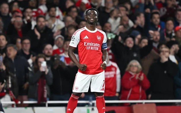Saka là một trong những cầu thủ quan trọng nhất của Arsenal.
