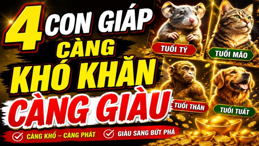 7 ngày tới, 4 con giáp thăng tiến mạnh, làm ăn vào cầu