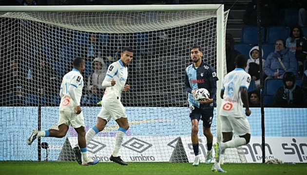 Greenwood ghi bàn thắng duy nhất cho Marseille.