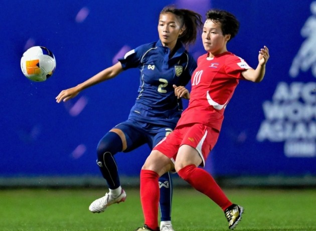 U17 nữ Thái Lan không thể làm nên bất ngờ trước Triều Tiên.