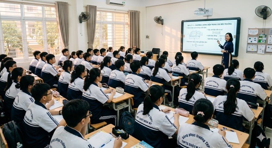Bộ GDĐT quy định mỗi lớp dạy thêm trong nhà trường không được vượt quá 45 học sinh.