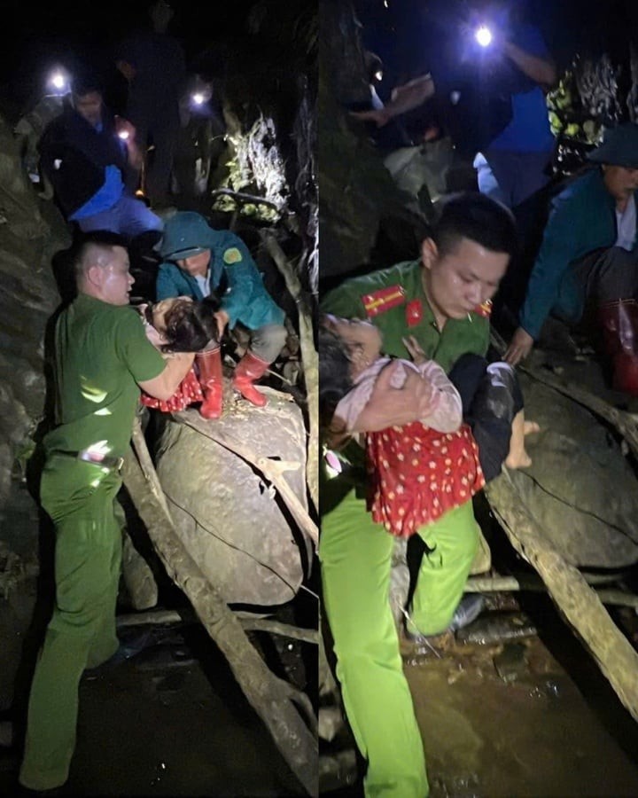 Trước đó, chiều 10/5, cháu D. (sinh năm 2021) theo mẹ vào rừng Pá Nhạc để chăn bò. 