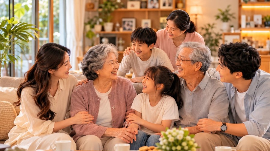 Nhìn vào những người này sẽ biết gia đình có phúc hay không