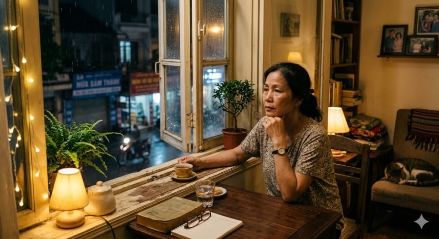 Nhiều phụ nữ tuổi trung niên vẫn cố tỏ ra ổn dù bên trong đã mệt mỏi kéo dài vì áp lực cuộc sống.