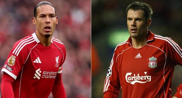 Van Dijk sắp vượt qua kỷ lục của Carragher.