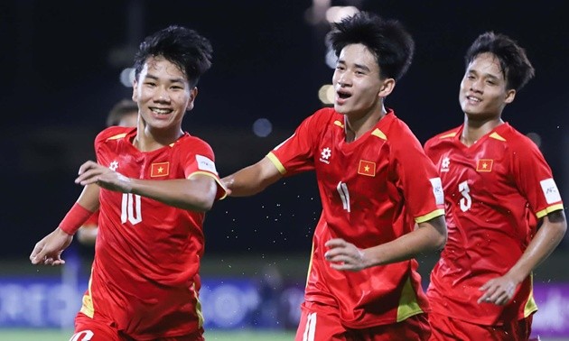 U17 Việt Nam sẽ gặp U17 Úc ở trận tứ kết,
