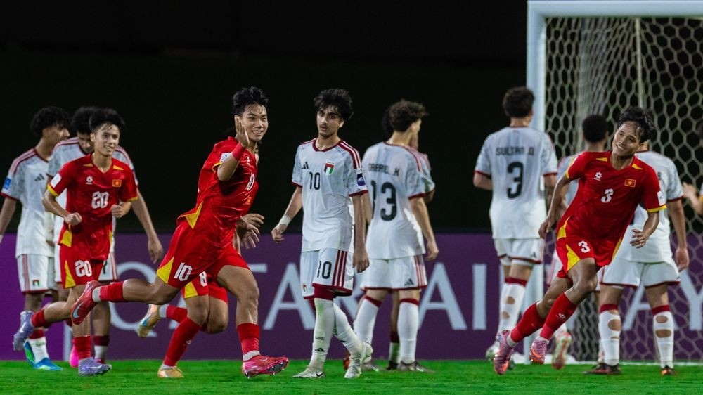 U17 Việt Nam giành vé dự U17 World Cup 2026 sau chiến thắng trước U17 UAE.
