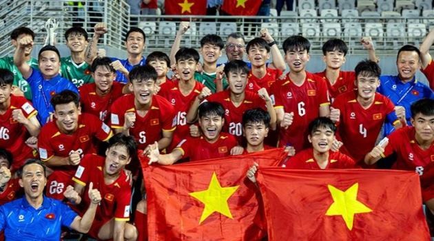 U17 Việt Nam làm nên lịch sử. 