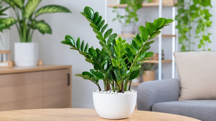 Cây kim tiền được nhiều người ưa chuộng vì dễ trồng lại mang ý nghĩa tốt lành