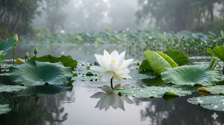 Thanh sạch, sâu lắng, khiến người ta cảm thấy an yên từ bên trong.