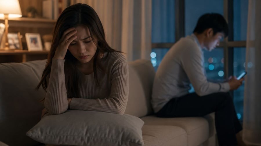 Tôi đã đọc được dòng tin nhắn làm đau lòng. Ảnh minh hoạ