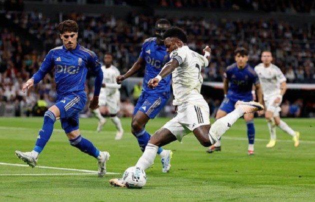 Vinicius Junior - 6.9: Khởi đầu tốt nhưng mờ nhạt dần. Tâm lý thi đấu có vẻ bị ảnh hưởng tiêu cực bởi những tiếng la ó từ chính khán giả nhà.