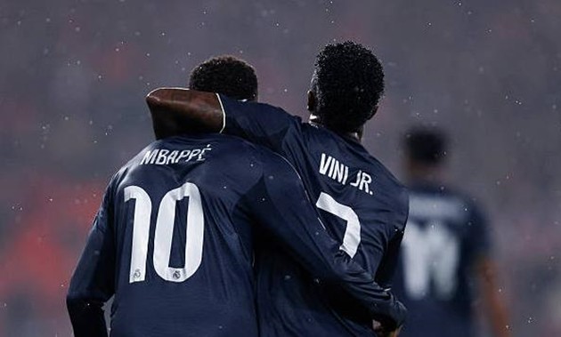 Kylian Mbappe và Vinicius Junior dường như không thể đá cạnh nhau.