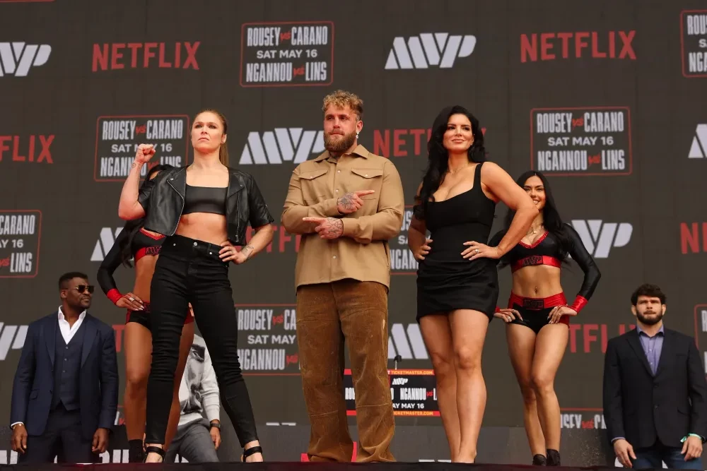 Ronda Rousey, Gina Carano, Jake Paul
