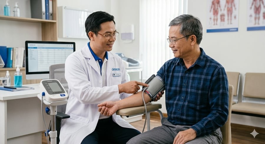 Đo huyết áp đúng tư thế giúp kết quả chính xác hơn và hỗ trợ theo dõi sức khỏe hiệu quả.