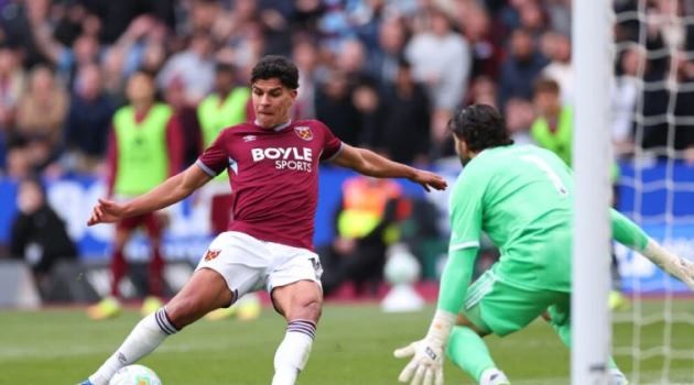  Mateus Fernandes của West Ham được đánh giá cao.