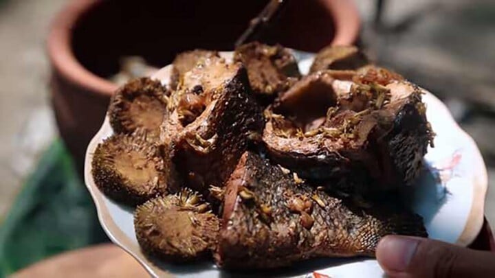 Cá kho gáo là món ăn đặc sản giúp loại quả dân dã này được nhiều người biết tới hơn.