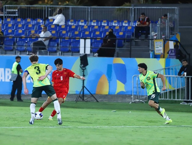 U17 Việt Nam nhận được lời khen từ truyền thông Đông Nam Á dù thua U17 Australia. Ảnh: VFF