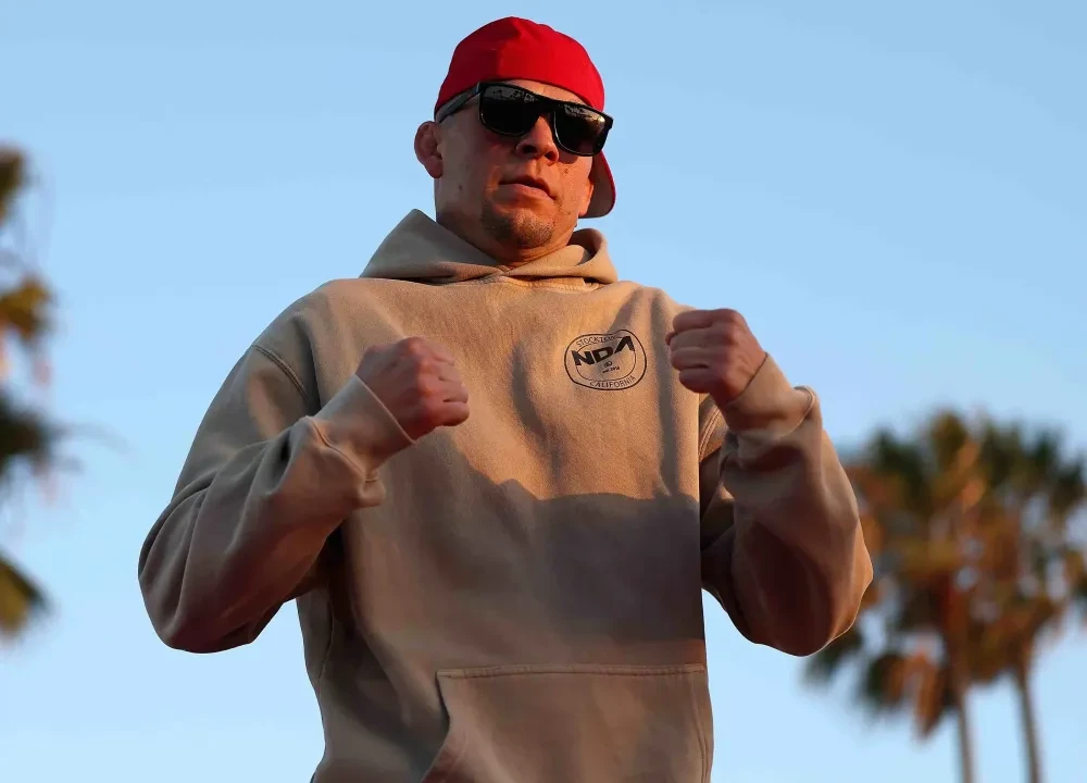 Nate Diaz tập luyện