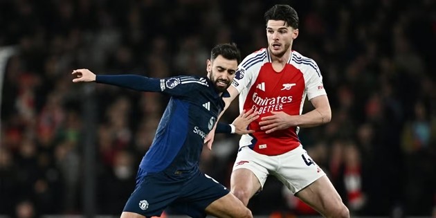 Bruno Fernandes đánh giá cao tài năng của Declan Rice.
