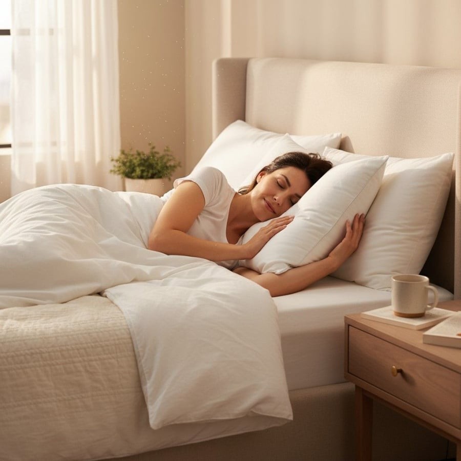 Khi ngủ, cơ thể thải ra mồ hôi, da chết là thức ăn cho mạt rệp
