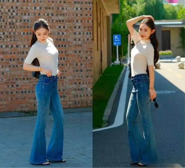 Đây cũng là kiểu quần rất dễ phối đồ và phù hợp với nhiều phong cách khác nhau.