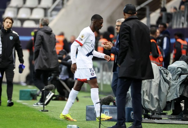 Dembele là ca chấn thương mới nhất của PSG.