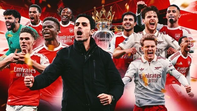 Arsenal chính thức đăng quang ngôi vương Ngoại hạng Anh 2025/26.