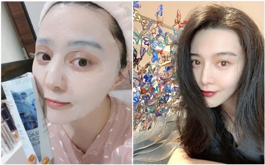 Một bước khác xuất hiện trong routine của nữ diễn viên là sử dụng mặt nạ ngủ trước khi đi ngủ. 