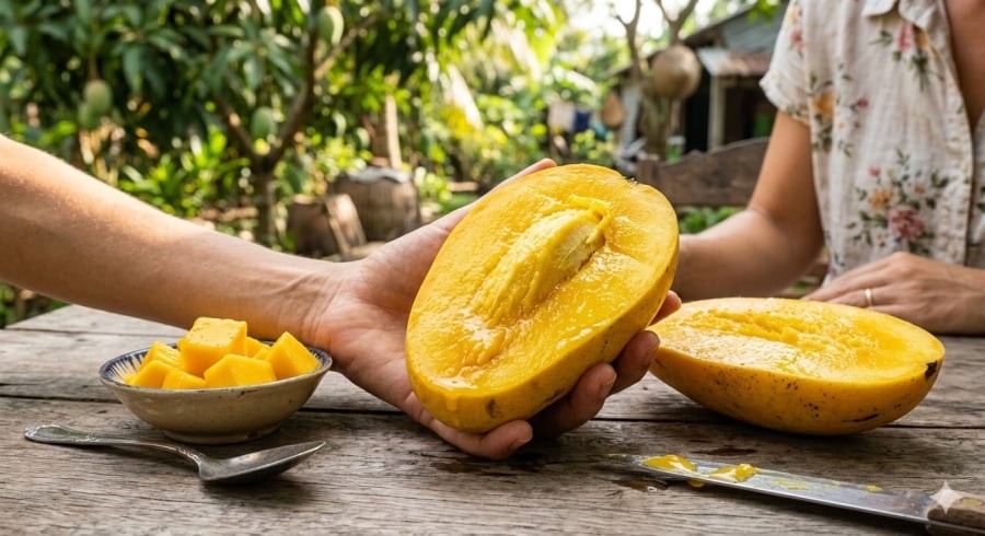 Xoài là loại trái cây được nhiều người yêu thích trong mùa hè nhờ vị ngọt và hương thơm đặc trưng.