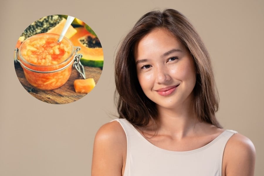 Khi kết hợp cùng đu đủ chín, hỗn hợp này tạo cảm giác dịu nhẹ và phù hợp với nhiều loại da khác nhau.