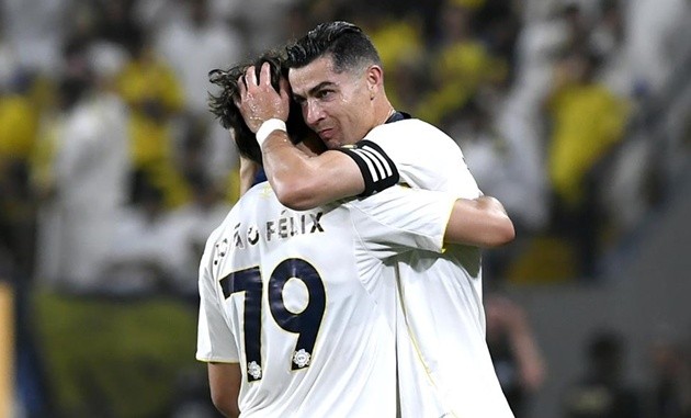 Felix cùng Ronaldo vô địch Saudi Pro League.