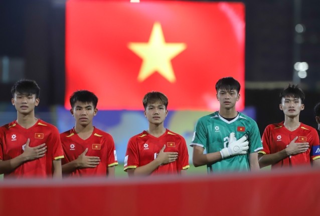 Báo Trung đánh giá U17 Việt Nam có khả năng vượt qua vòng bảng U17 World Cup. Ảnh: VFF.