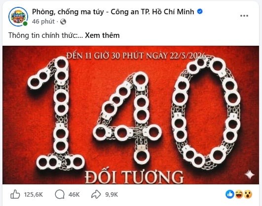 Về phía fanpage Phòng, chống ma túy - Công an TP.HCM, đây không phải lần đầu trang này tạo “cơn sốt” trên mạng xã hội nhờ cách truyền tải gần gũi và hài hước.

