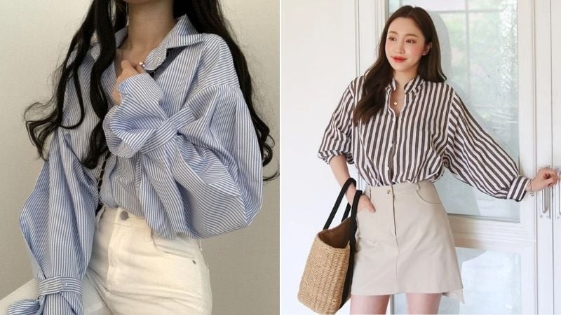 Sự kết hợp giữa nét mềm mại và vẻ năng động giúp kiểu áo này dễ ứng dụng trong nhiều hoàn cảnh khác nhau.